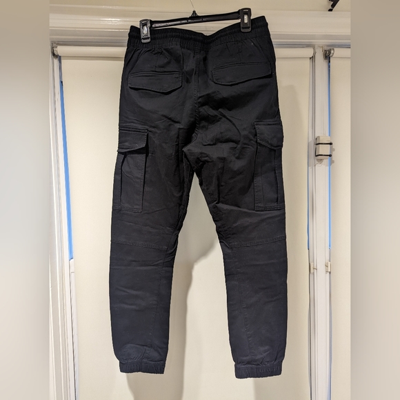 H&M Black Cargo Joggers Size S - Picture 4 of 6